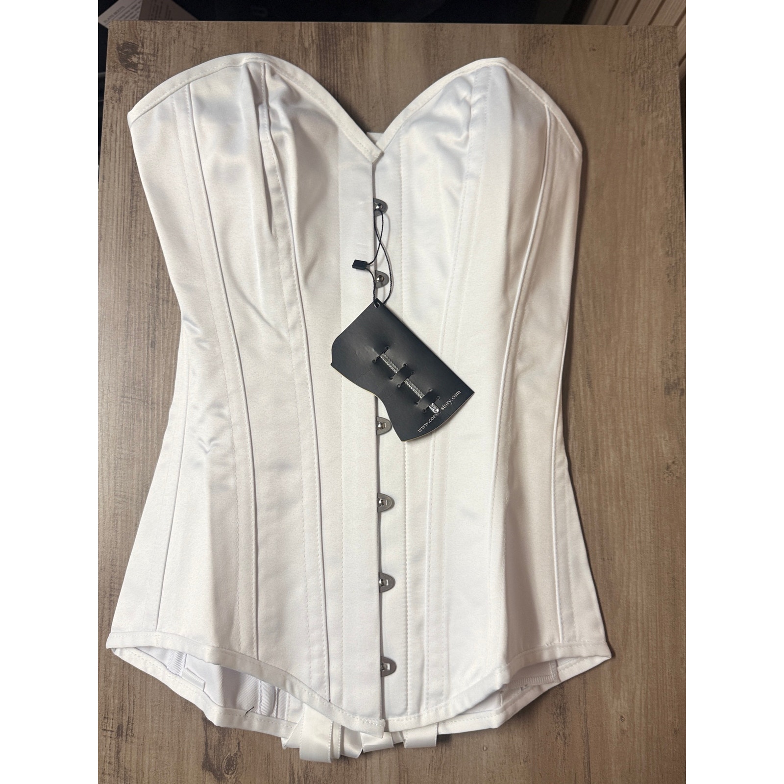 Corset Story Instant Shape Longline Overbust Corset White Uk 6 / Us 2 Nwt — image 2 of 8